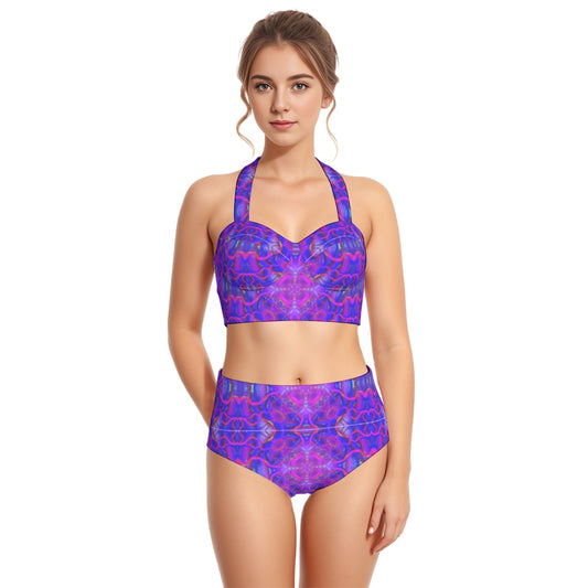 Interstellar Halter Swimsuit Set – Women's | Rave & Festival Wear | Melted Glam