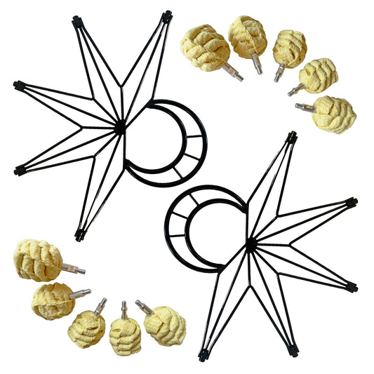Crescent Lotus V3 Fire Fans