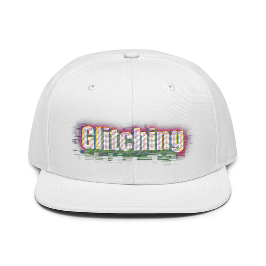 Glitching Snapback Hat