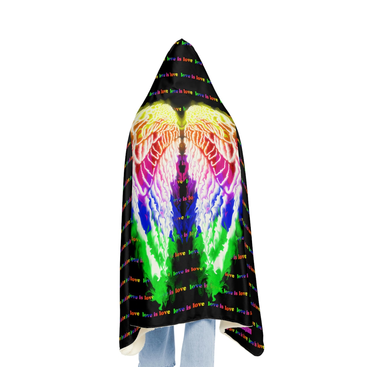 Love is love Snuggle Blanket Rave / festival / psychedelic vibe