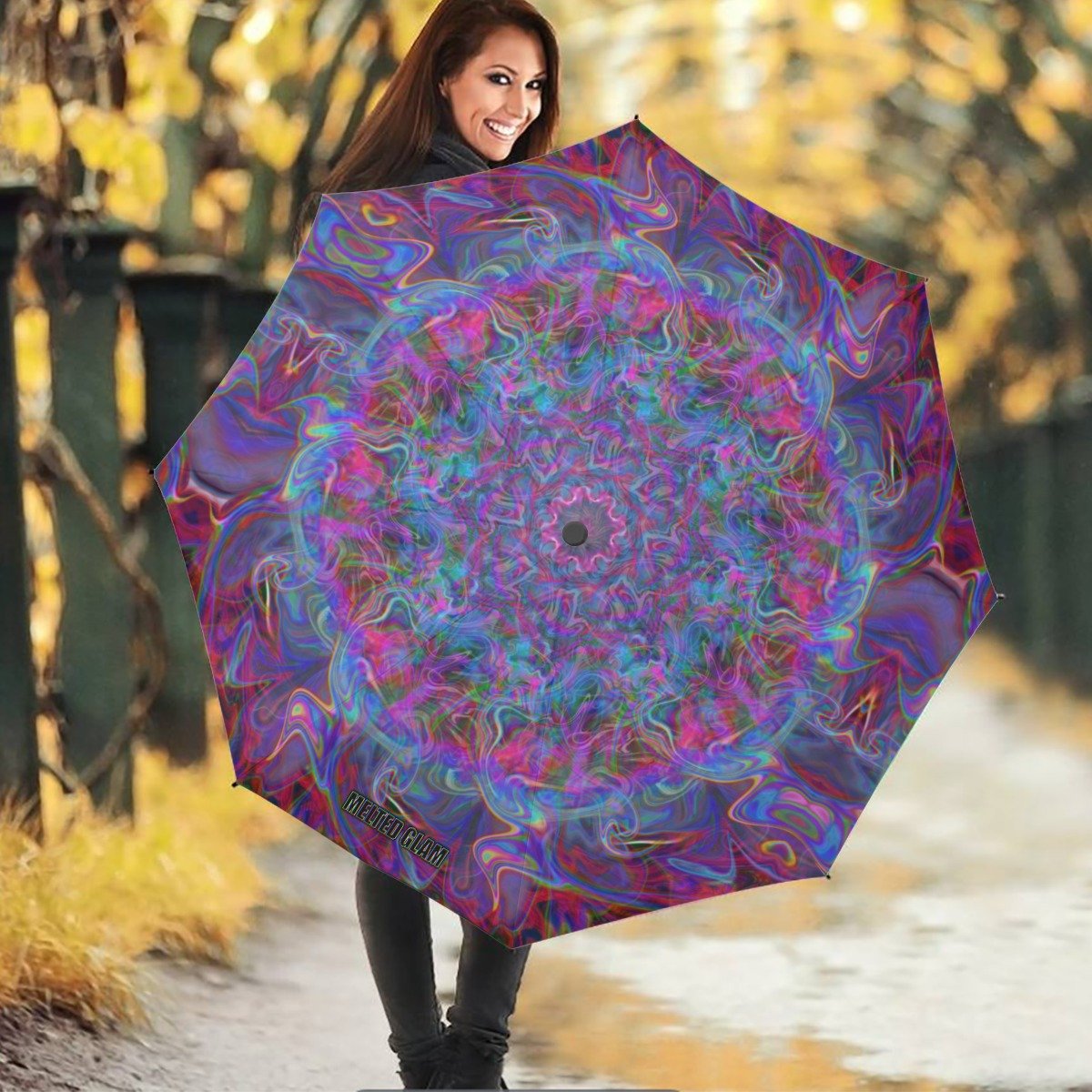 Umbrella – 12 Melting Options | Rave & Festival Accessories | Melted Glam - Umbrella - Melted Glam LLC