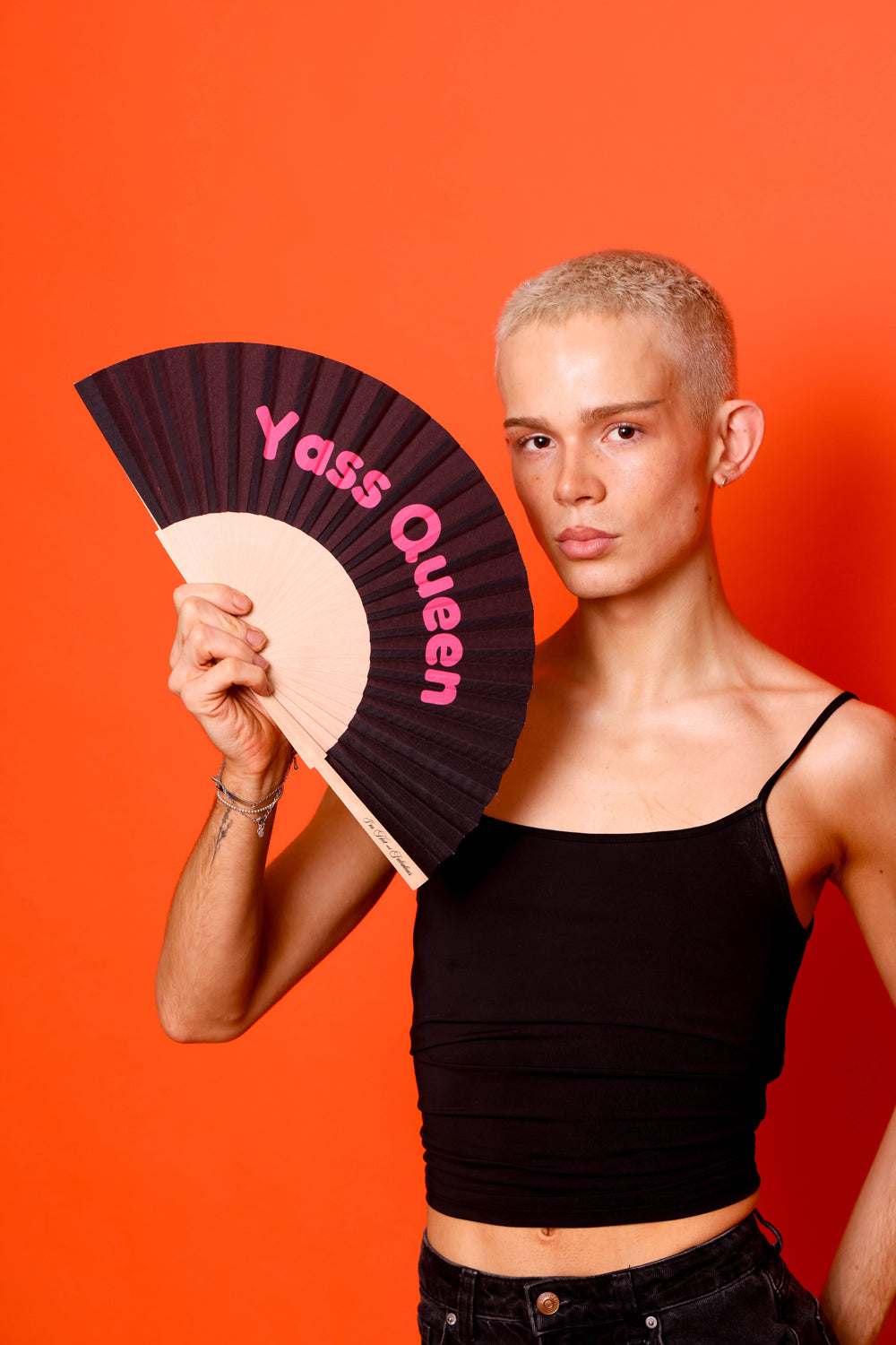 Yass Queen Hand Fan - Hot Pink