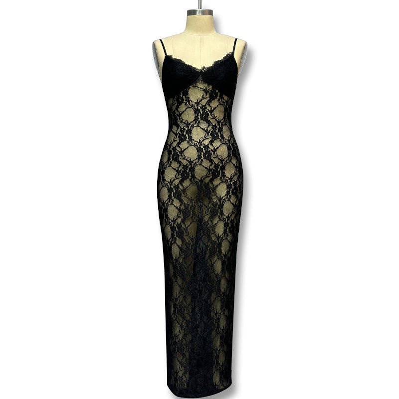 Lace Slim Dress Women's Clothing -Dress- Melted Glam LLC