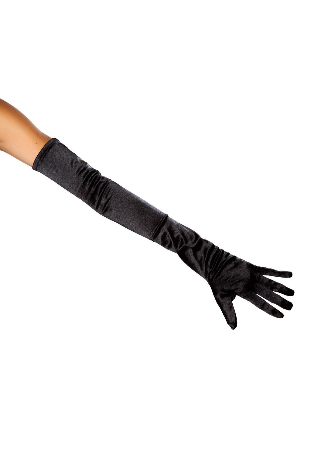 Stretch Satin Gloves -Accessories, Ravewear- Melted Glam LLC