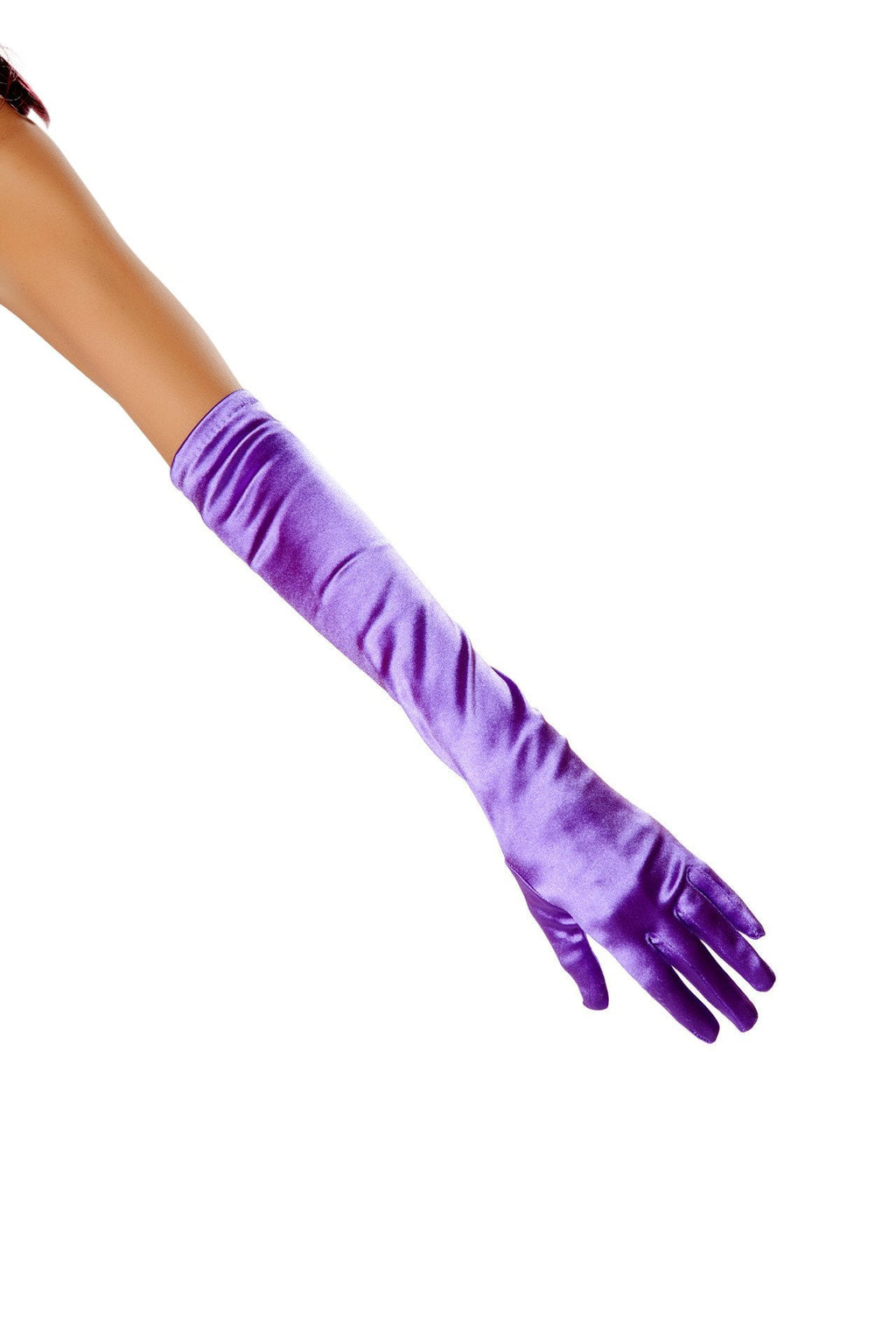 Stretch Satin Gloves -Accessories, Ravewear- Melted Glam LLC