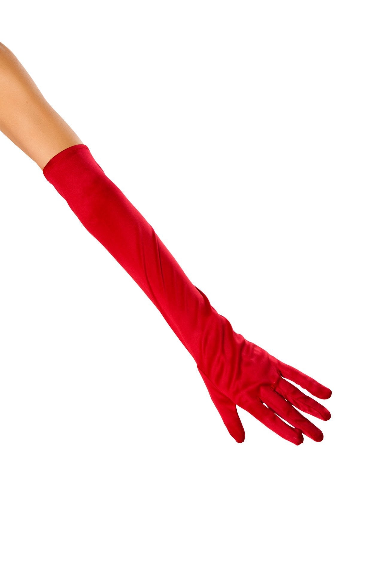 Stretch Satin Gloves -Accessories, Ravewear- Melted Glam LLC
