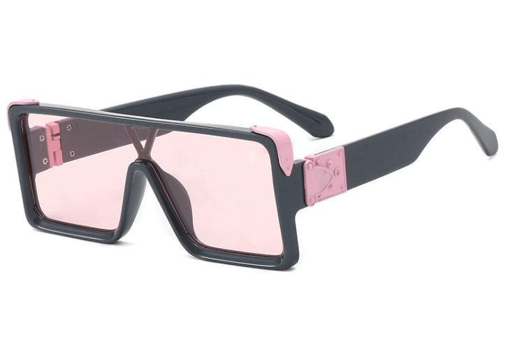 New Design New Stylish New Classic New Black & White Square Shape Sunglasses For Women New Fashionable Branded & Oversized Sun Glasses For Men New Luxury Shades Sunglasses For Men & Women -Sunglasses- Melted Glam LLC