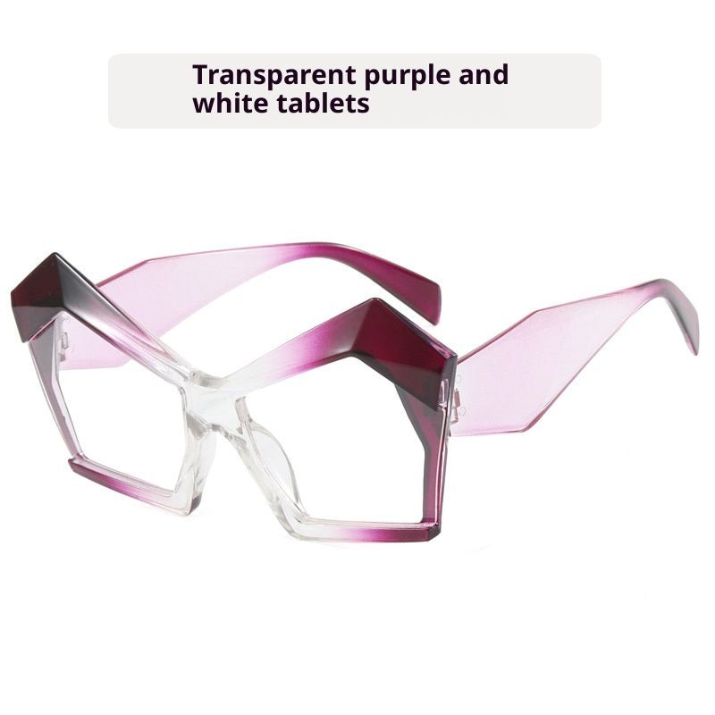 Oversized Square Cateye Polarized Sunglasses Big Trendy Style Fashionable Personality Big Frame Sunglasses New Fashionable & Popular Street Style Sunglasses For Women -Sunglasses- Melted Glam LLC