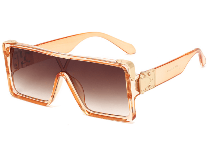 New Design New Stylish New Classic New Black & White Square Shape Sunglasses For Women New Fashionable Branded & Oversized Sun Glasses For Men New Luxury Shades Sunglasses For Men & Women -Sunglasses- Melted Glam LLC