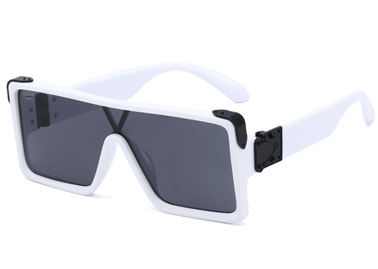 New Design New Stylish New Classic New Black & White Square Shape Sunglasses For Women New Fashionable Branded & Oversized Sun Glasses For Men New Luxury Shades Sunglasses For Men & Women -Sunglasses- Melted Glam LLC