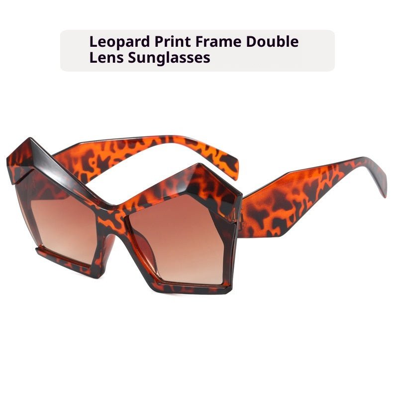 Oversized Square Cateye Polarized Sunglasses Big Trendy Style Fashionable Personality Big Frame Sunglasses New Fashionable & Popular Street Style Sunglasses For Women -Sunglasses- Melted Glam LLC