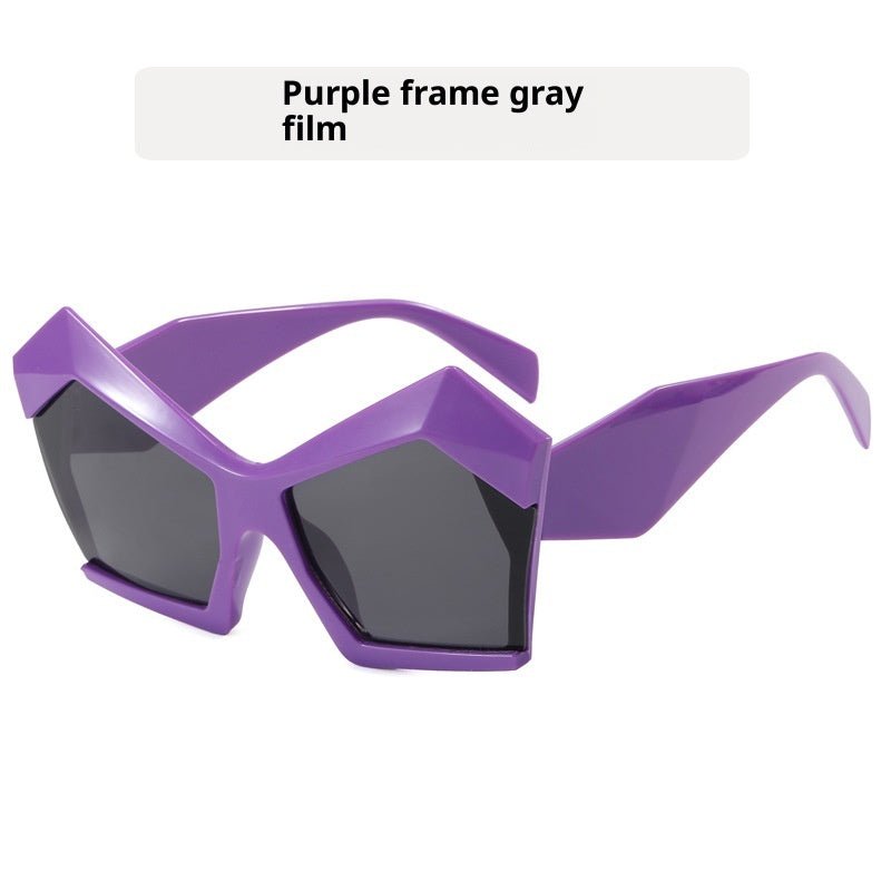 Oversized Square Cateye Polarized Sunglasses Big Trendy Style Fashionable Personality Big Frame Sunglasses New Fashionable & Popular Street Style Sunglasses For Women -Sunglasses- Melted Glam LLC