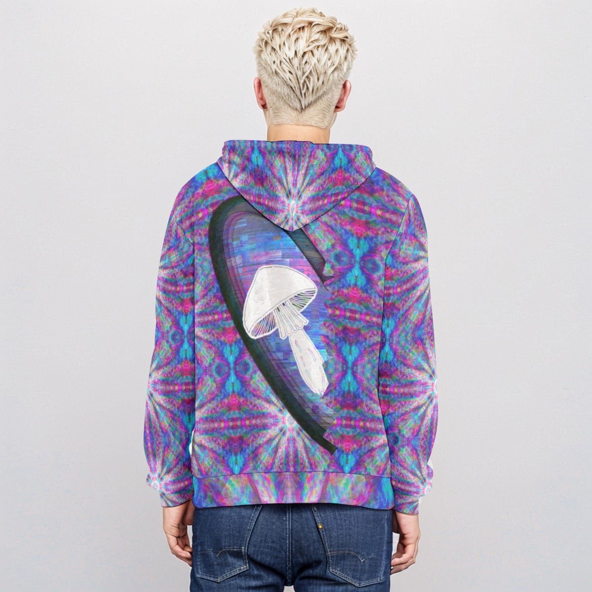 Best Mushie Velvet Hoodie – Unisex | Rave & Festival Clothing | Melted Glam - Hoodie - Melted Glam LLC