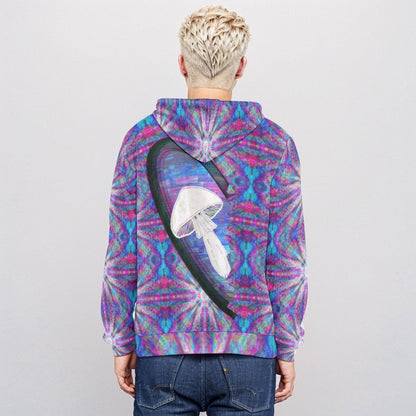 Best Mushie Velvet Hoodie – Unisex | Rave & Festival Clothing | Melted Glam - Hoodie - Melted Glam LLC