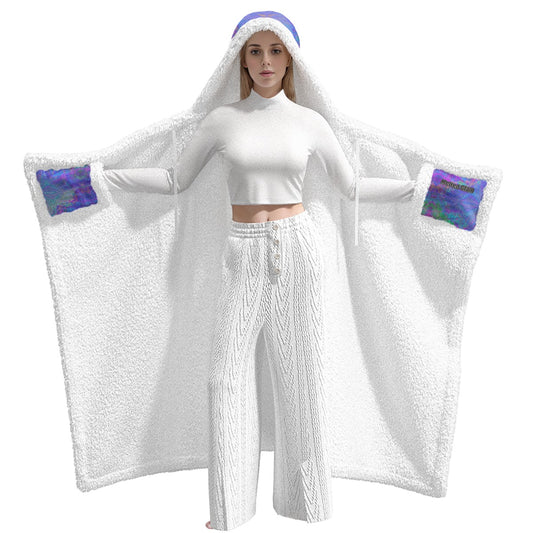 Crystal Wings – Unisex Wearable Hooded Blanket | Rave & Festival Gear | Melted Glam