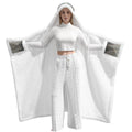 Melting Flower Hooded Blanket – Unisex | Rave & Festival Wear | Melted Glam - Hooded Blanket - Melted Glam LLC