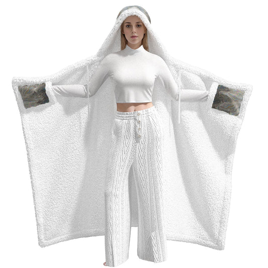 Melting Flower Hooded Blanket – Unisex | Rave & Festival Wear | Melted Glam