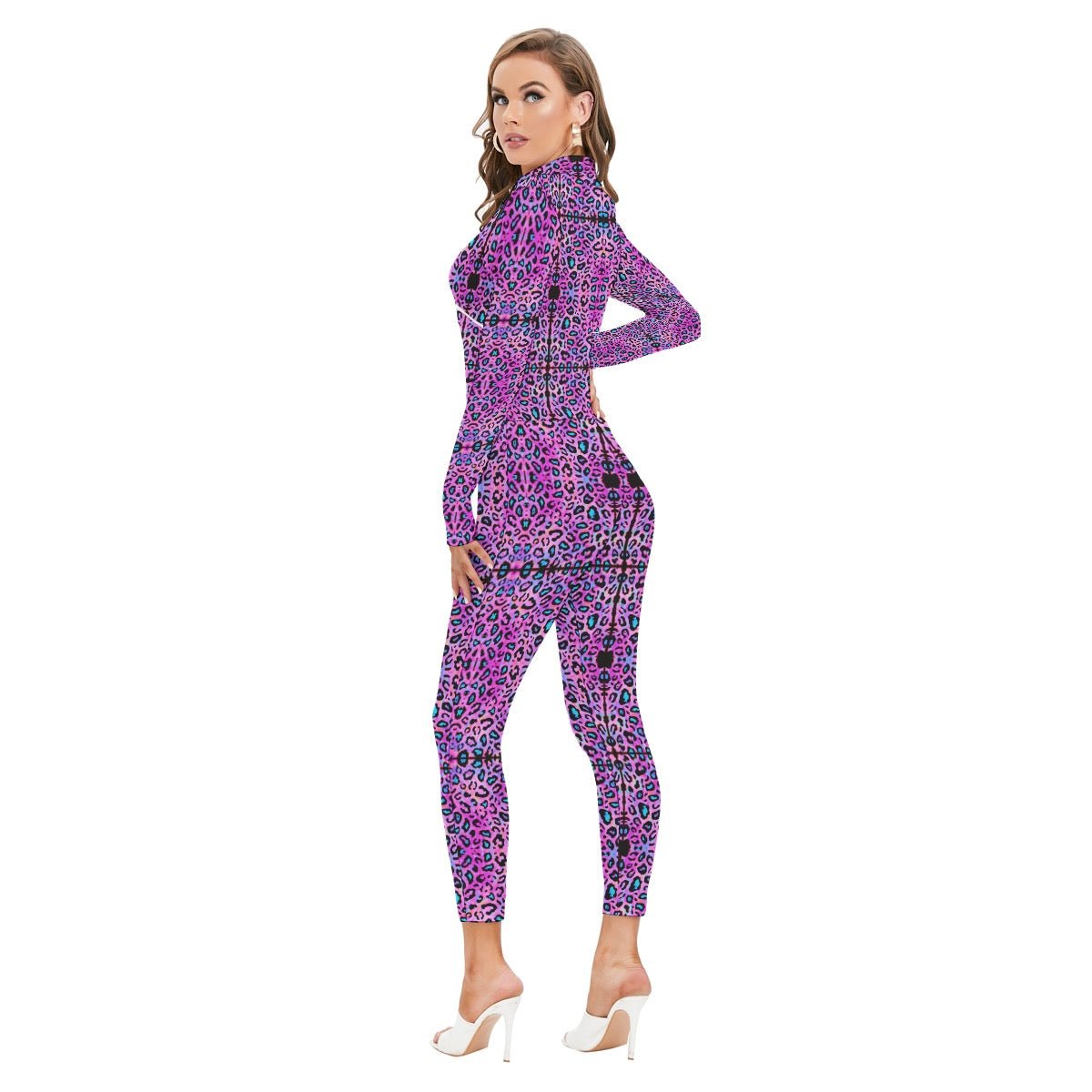 Long - Sleeved Jumpsuit – Women's | 12 Melting Options | Rave & Festival Clothing | Melted Glam - Jumpsuit - Melted Glam LLC
