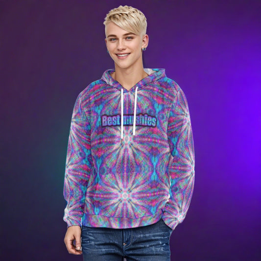 Best Mushie left velvet hoodie Unisex | Melted Glam | Rave and festival clothing