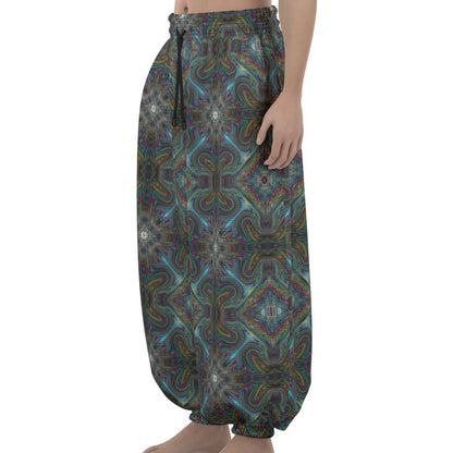 Mind Warp Lantern Pants – Unisex | Rave & Festival Clothing | Melted Glam - Lantern Pants - Melted Glam LLC