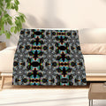 Melted Dimensions Soft Blanket – Psychedelic Festival Blanket | Melted Glam - Blanket - Melted Glam LLC