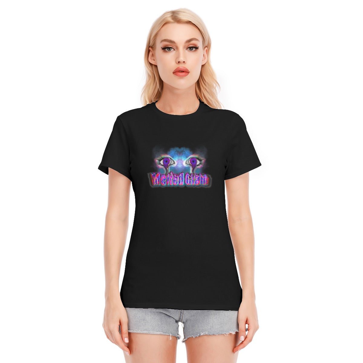 Melted Glam Cotton T-Shirt – Women's | Rave & Festival Clothing | Melted Glam - T-Shirt - Melted Glam LLC