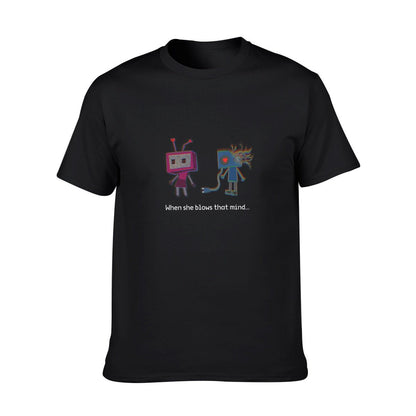 Robot T-Shirt Cotton unisex | Melted Glam | rave and festival clothing - T-shirt - Melted Glam LLC