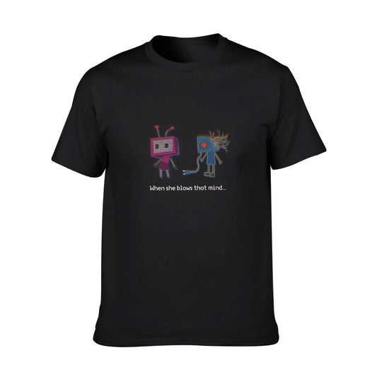 Robot  T-Shirt Cotton unisex | Melted Glam | rave and festival clothing