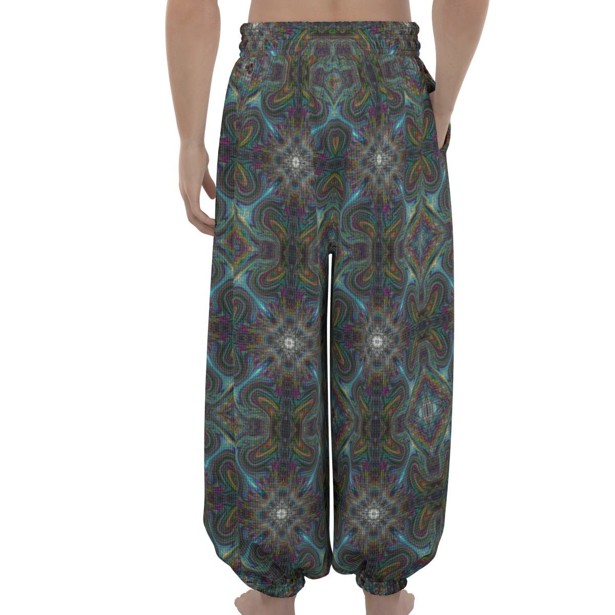 Mind Warp Lantern Pants – Unisex | Rave & Festival Clothing | Melted Glam - Lantern Pants - Melted Glam LLC