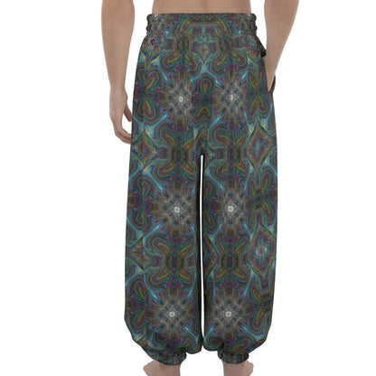 Mind Warp Lantern Pants – Unisex | Rave & Festival Clothing | Melted Glam - Lantern Pants - Melted Glam LLC