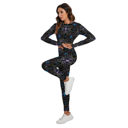 Sport Set – Backless Top & Leggings | 12 Melting Options | Rave & Festival Wear | Melted Glam - Sport Set - Melted Glam LLC