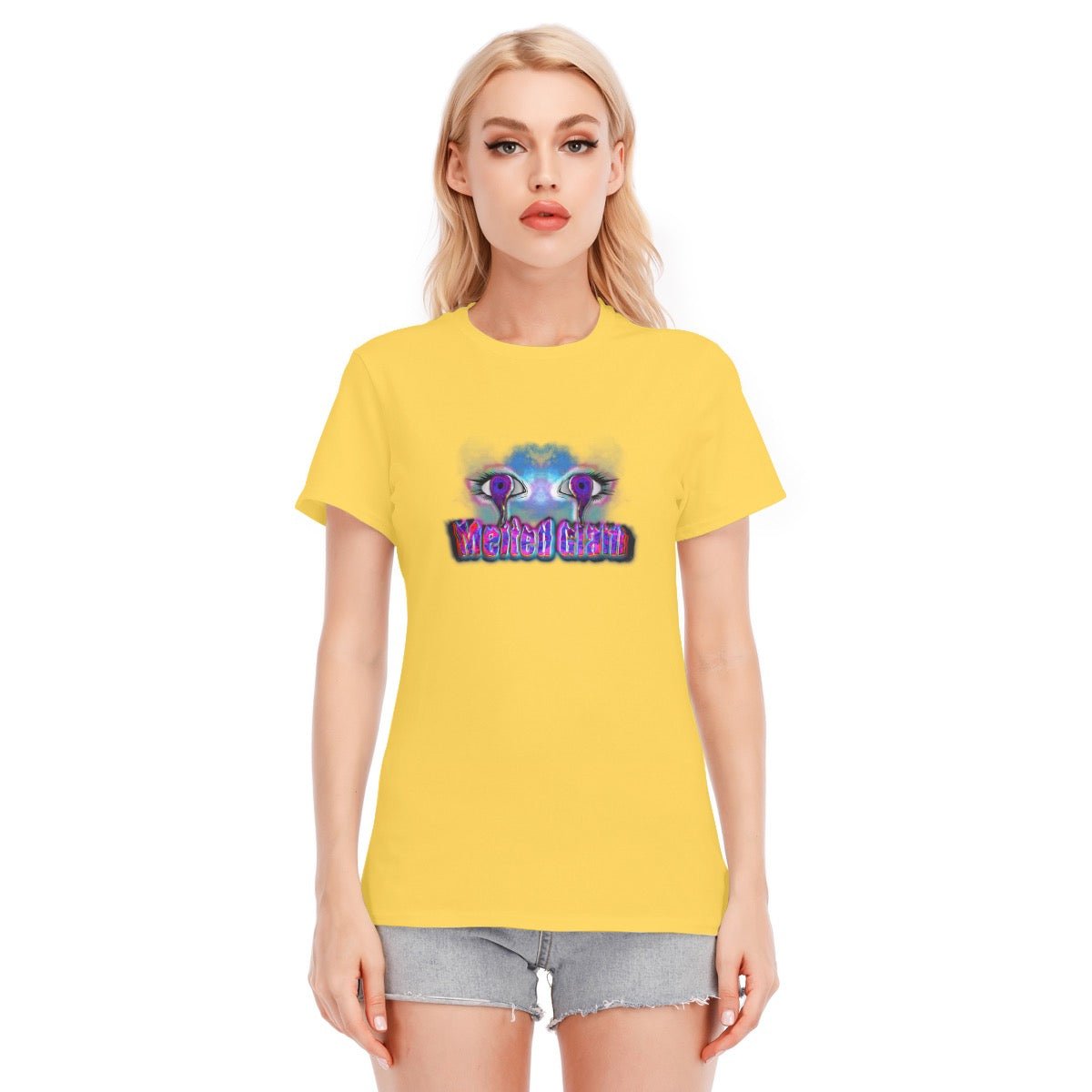 Melted Glam Cotton T-Shirt – Women's | Rave & Festival Clothing | Melted Glam - T-Shirt - Melted Glam LLC