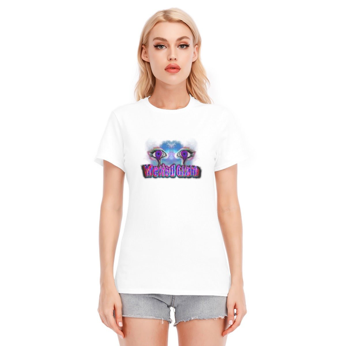 Melted Glam Cotton T-Shirt – Women's | Rave & Festival Clothing | Melted Glam - T-Shirt - Melted Glam LLC