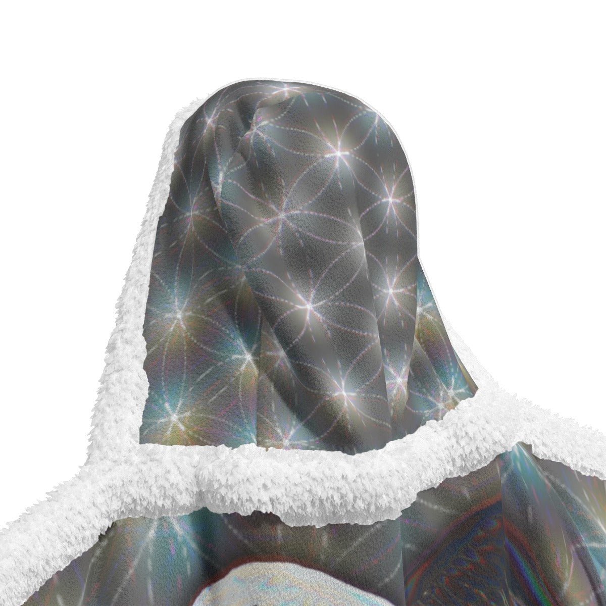 Yin & Yang Wings Hooded Blanket – Unisex | Rave & Festival Wear | Melted Glam - Hooded Blanket - Melted Glam LLC
