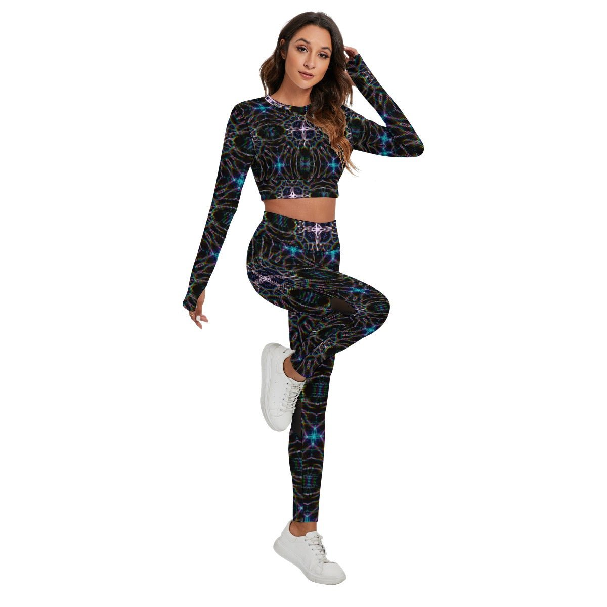 Sport Set – Backless Top & Leggings | 12 Melting Options | Rave & Festival Wear | Melted Glam - Sport Set - Melted Glam LLC