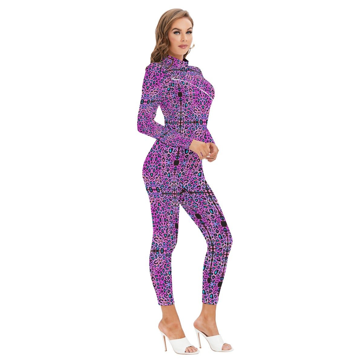 Long - Sleeved Jumpsuit – Women's | 12 Melting Options | Rave & Festival Clothing | Melted Glam - Jumpsuit - Melted Glam LLC