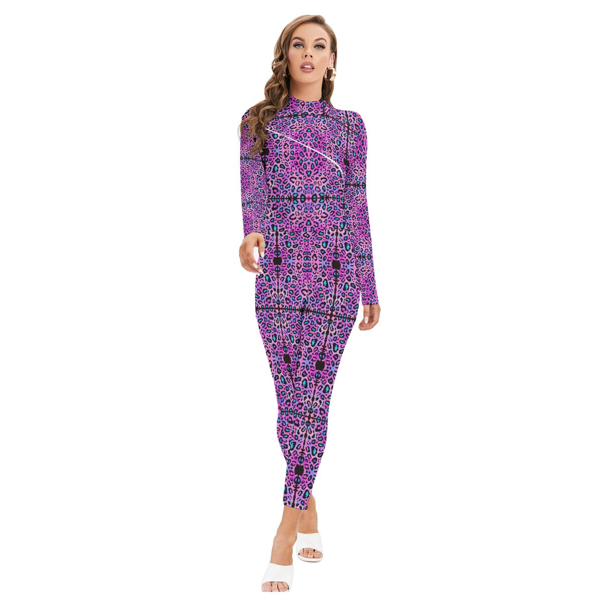 Long - Sleeved Jumpsuit – Women's | 12 Melting Options | Rave & Festival Clothing | Melted Glam - Jumpsuit - Melted Glam LLC