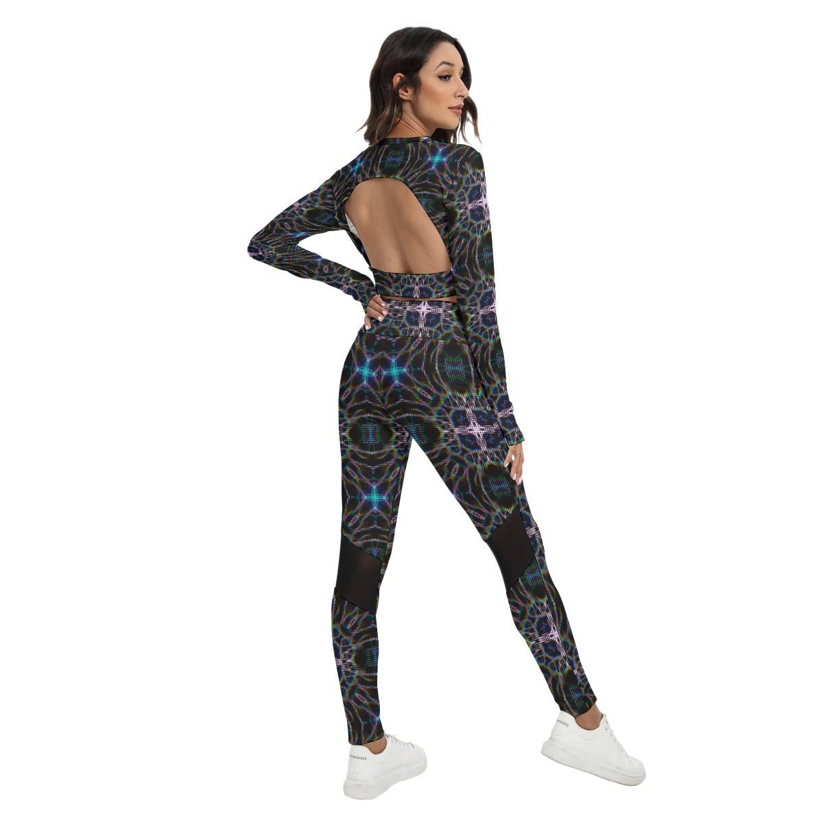 Sport Set – Backless Top & Leggings | 12 Melting Options | Rave & Festival Wear | Melted Glam - Sport Set - Melted Glam LLC