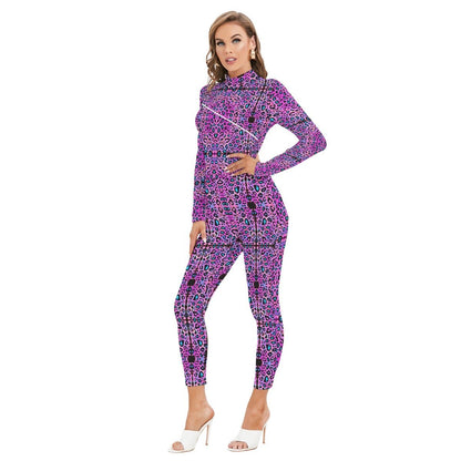 Long - Sleeved Jumpsuit – Women's | 12 Melting Options | Rave & Festival Clothing | Melted Glam - Jumpsuit - Melted Glam LLC