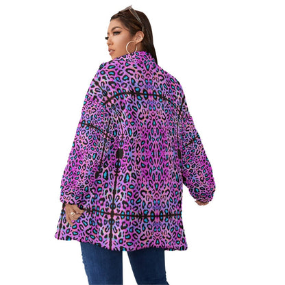 Borg Fleece Coat – Unisex | 22 Melting Options | Rave & Festival Clothing | Melted Glam - Coat - Melted Glam LLC
