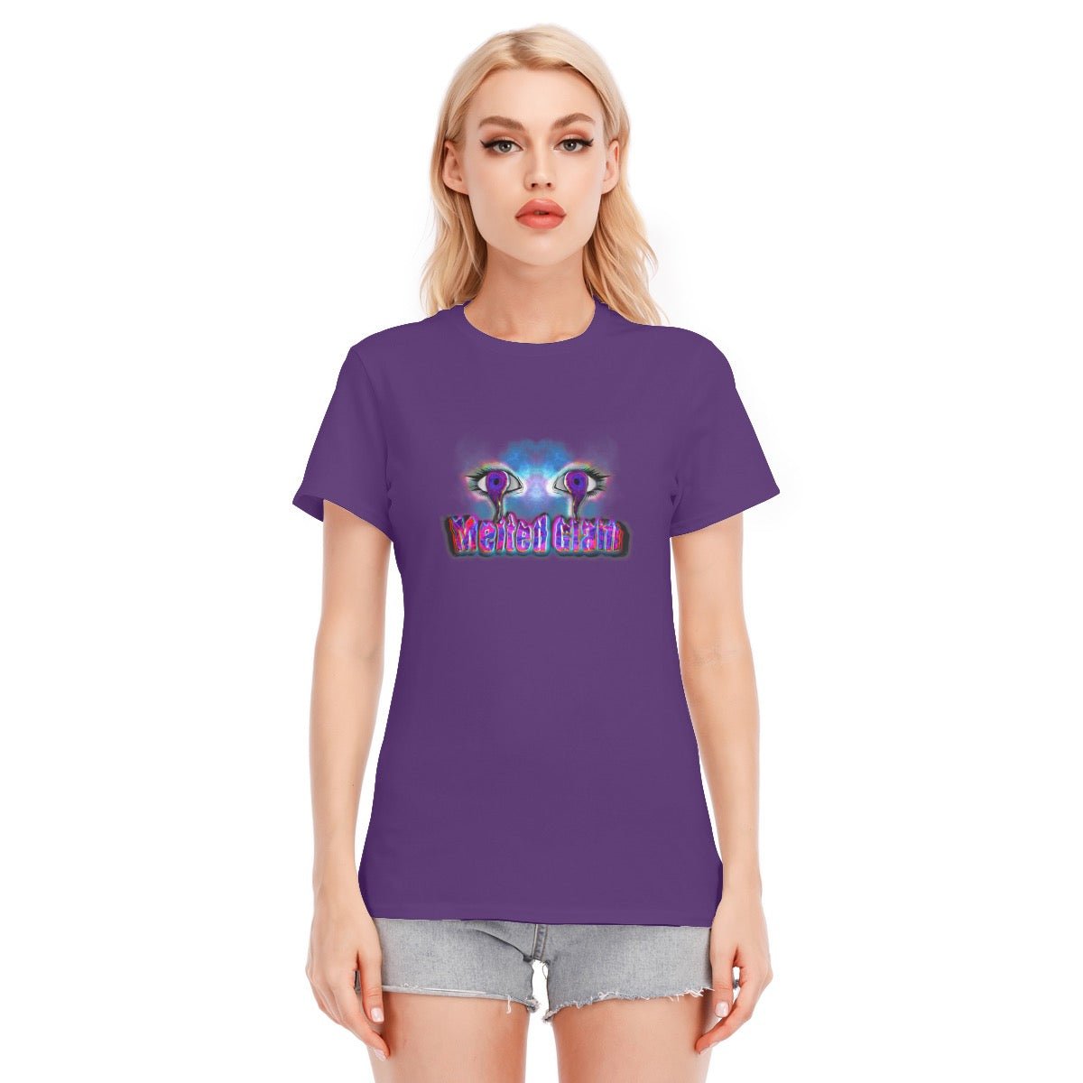 Melted Glam Cotton T-Shirt – Women's | Rave & Festival Clothing | Melted Glam - T-Shirt - Melted Glam LLC