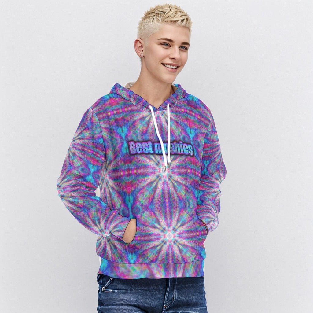 Best Mushie Velvet Hoodie – Unisex | Rave & Festival Clothing | Melted Glam - Hoodie - Melted Glam LLC