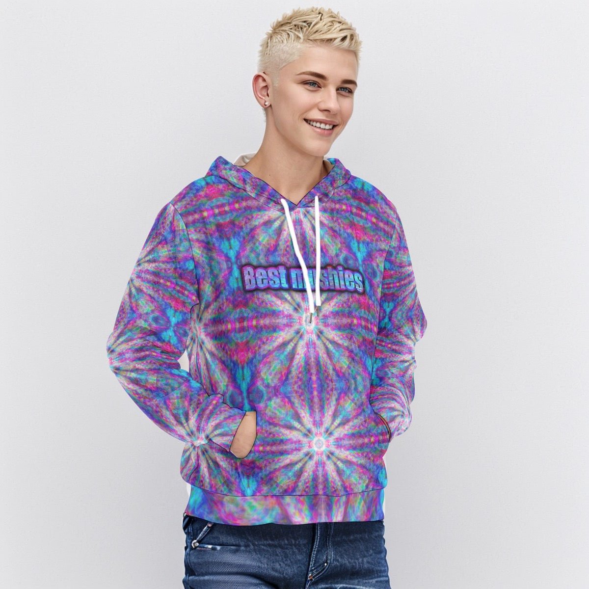 Best Mushie Velvet Hoodie – Unisex | Rave & Festival Clothing | Melted Glam - Hoodie - Melted Glam LLC