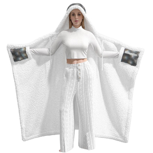 Yin & Yang Wings Hooded Blanket – Unisex | Rave & Festival Wear | Melted Glam
