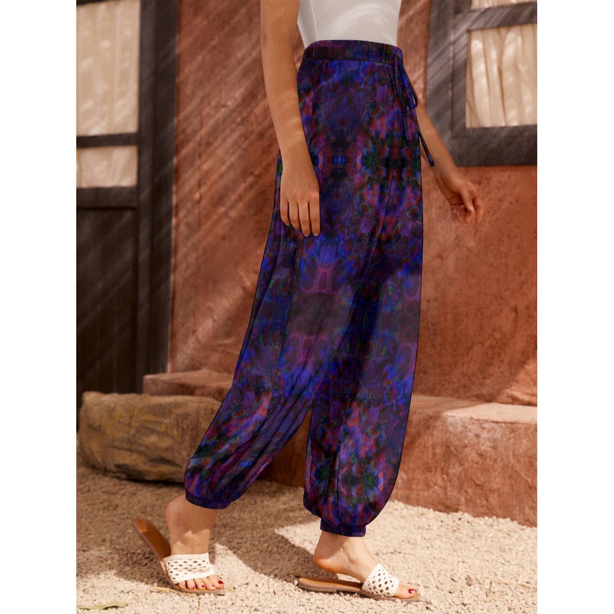 Dreamz Carrot Pants – Women's | Rave & Festival Clothing | Melted Glam - Pants - Melted Glam LLC
