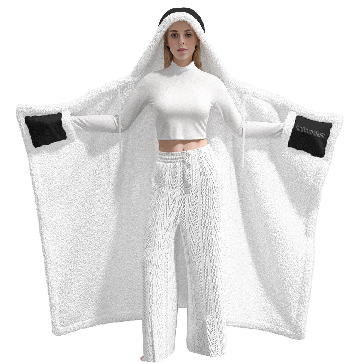 Phoenix Butterfly – Unisex Wearable Hooded Blanket | Rave & Festival Gear | Melted Glam - Hooded Blanket - Melted Glam LLC