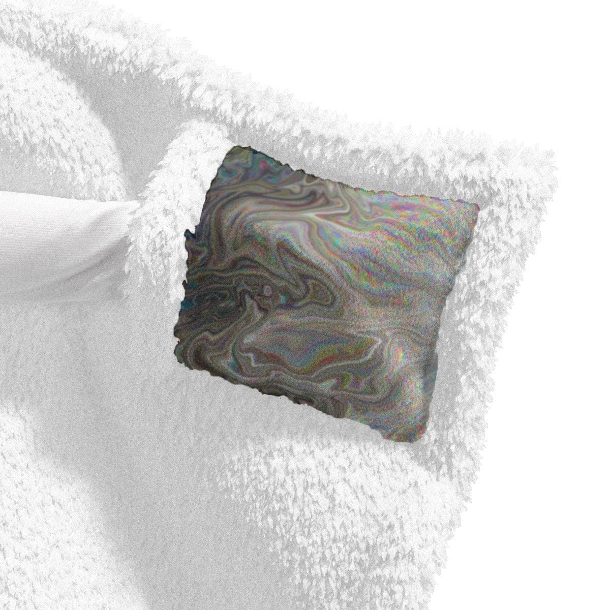 Melting Flower Hooded Blanket – Unisex | Rave & Festival Wear | Melted Glam - Hooded Blanket - Melted Glam LLC