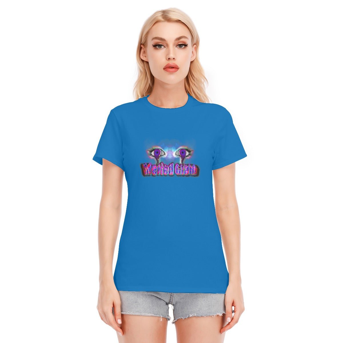 Melted Glam Cotton T-Shirt – Women's | Rave & Festival Clothing | Melted Glam - T-Shirt - Melted Glam LLC