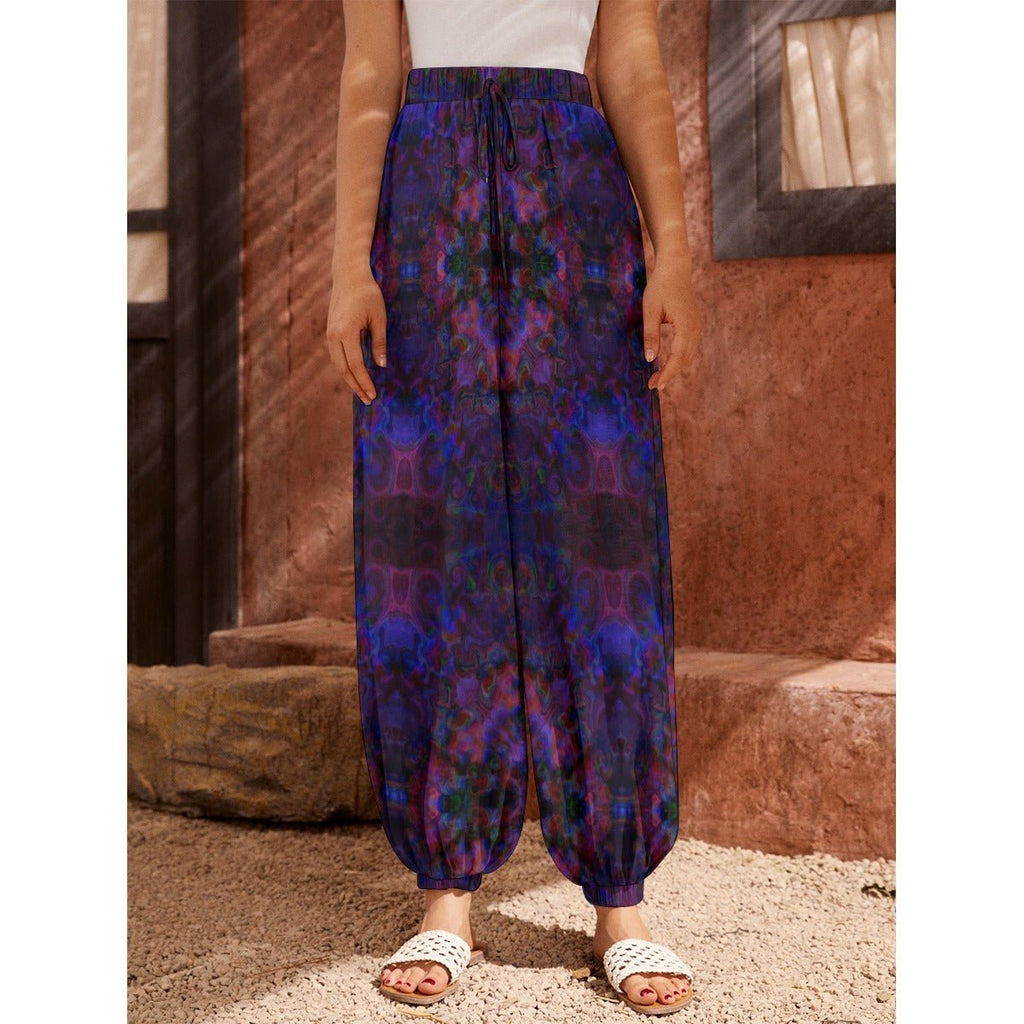 Dreamz Carrot Pants – Women's | Rave & Festival Clothing | Melted Glam - Pants - Melted Glam LLC