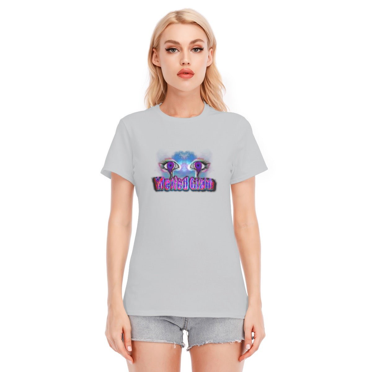 Melted Glam Cotton T-Shirt – Women's | Rave & Festival Clothing | Melted Glam - T-Shirt - Melted Glam LLC